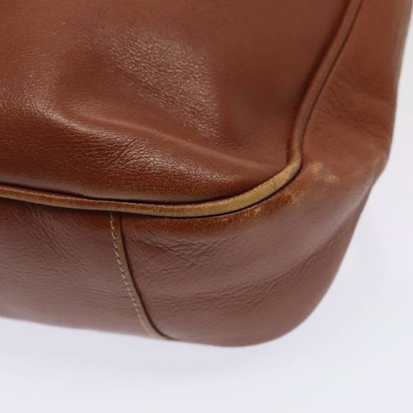 GUCCI Bamboo Hand Bag Leather 2way Brown Gold 001 1705 1638 Auth 92140 - Picture 15 of 16